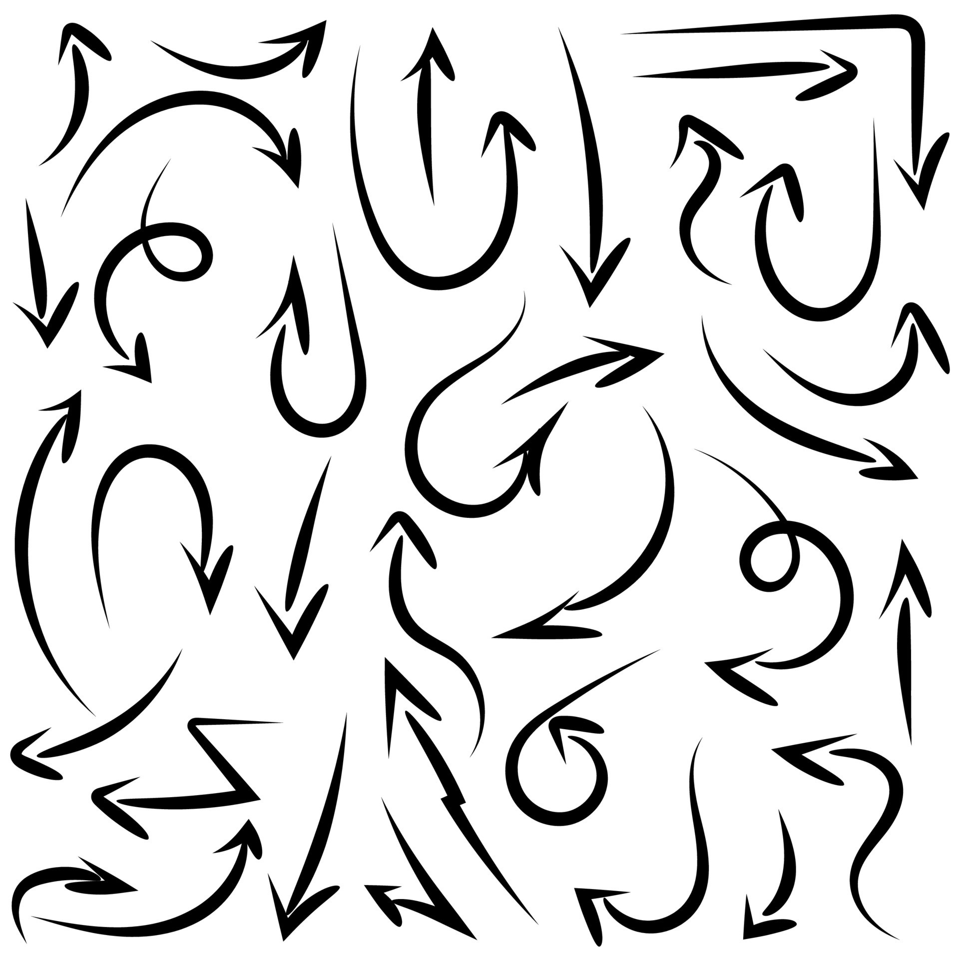 Arrow vector set 19857963 Vector Art at Vecteezy