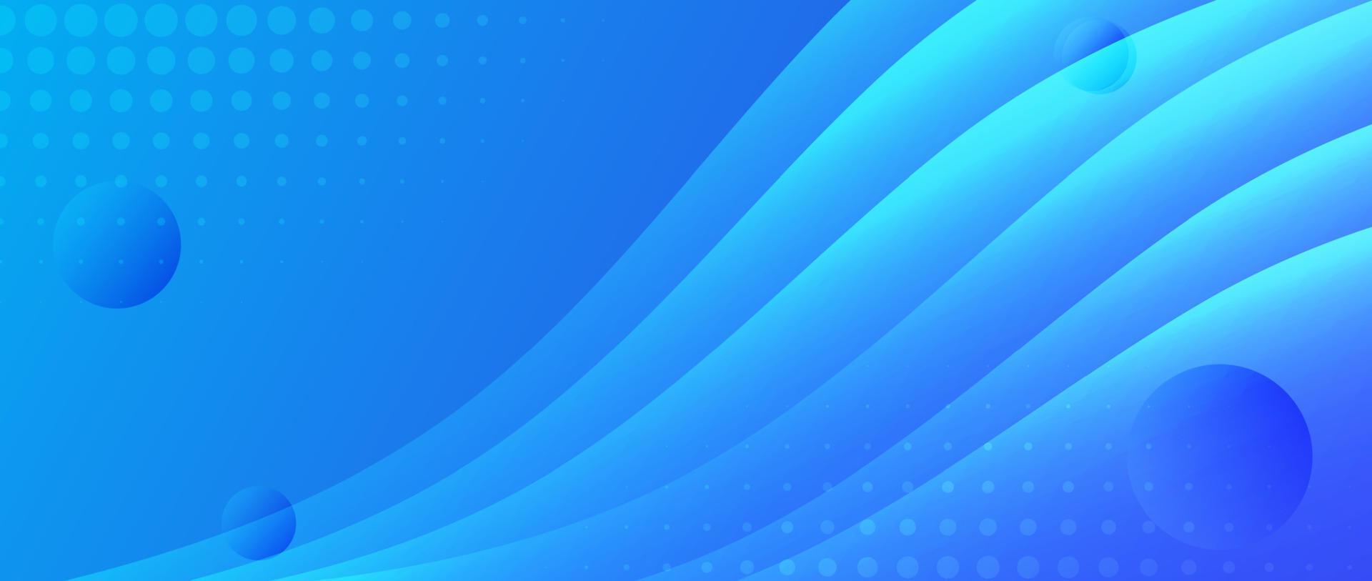 Abstract gradient blue background vector