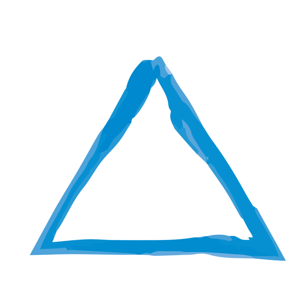 Dreieck abstrakt Aquarell Farbe Flecken Hintergründe. Kunst Element Illustration zum Ihre Design. png