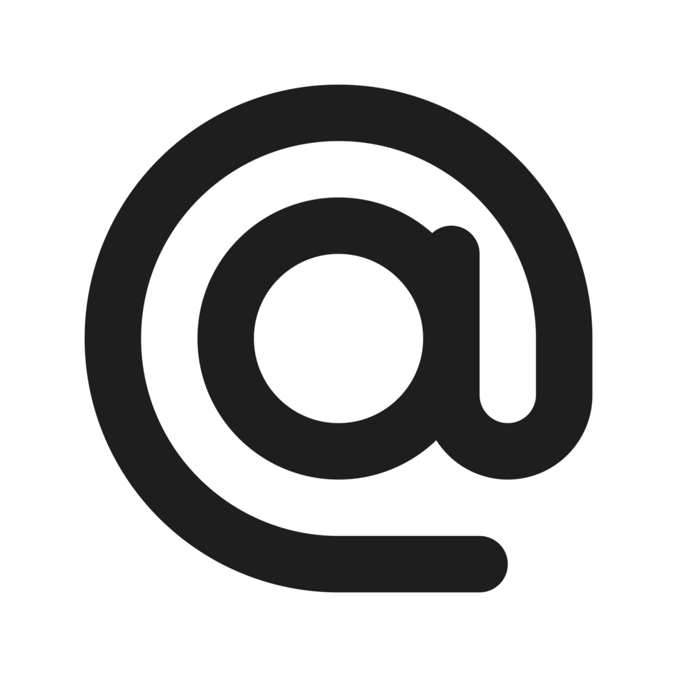 Email flat color outline icon png