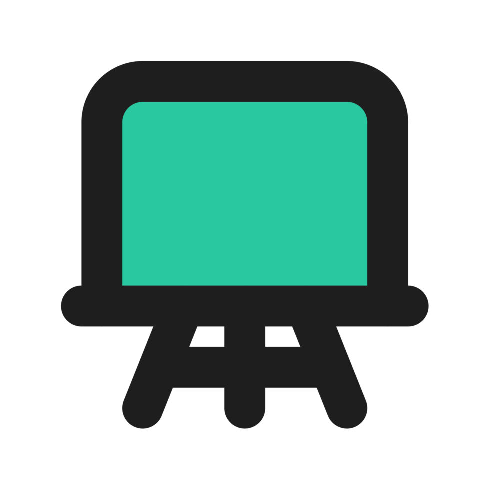 Frame flat color outline icon png