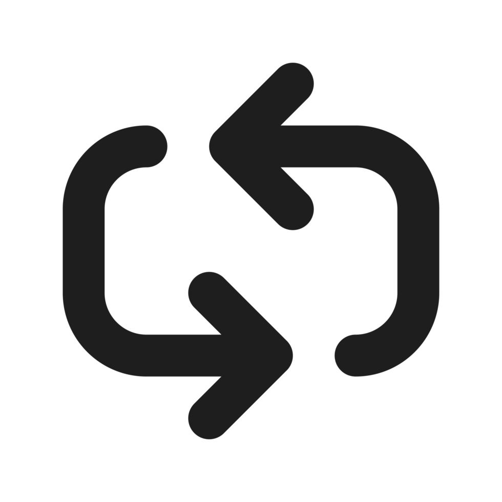 Loop-Symbol mit flachem Farbumriss png