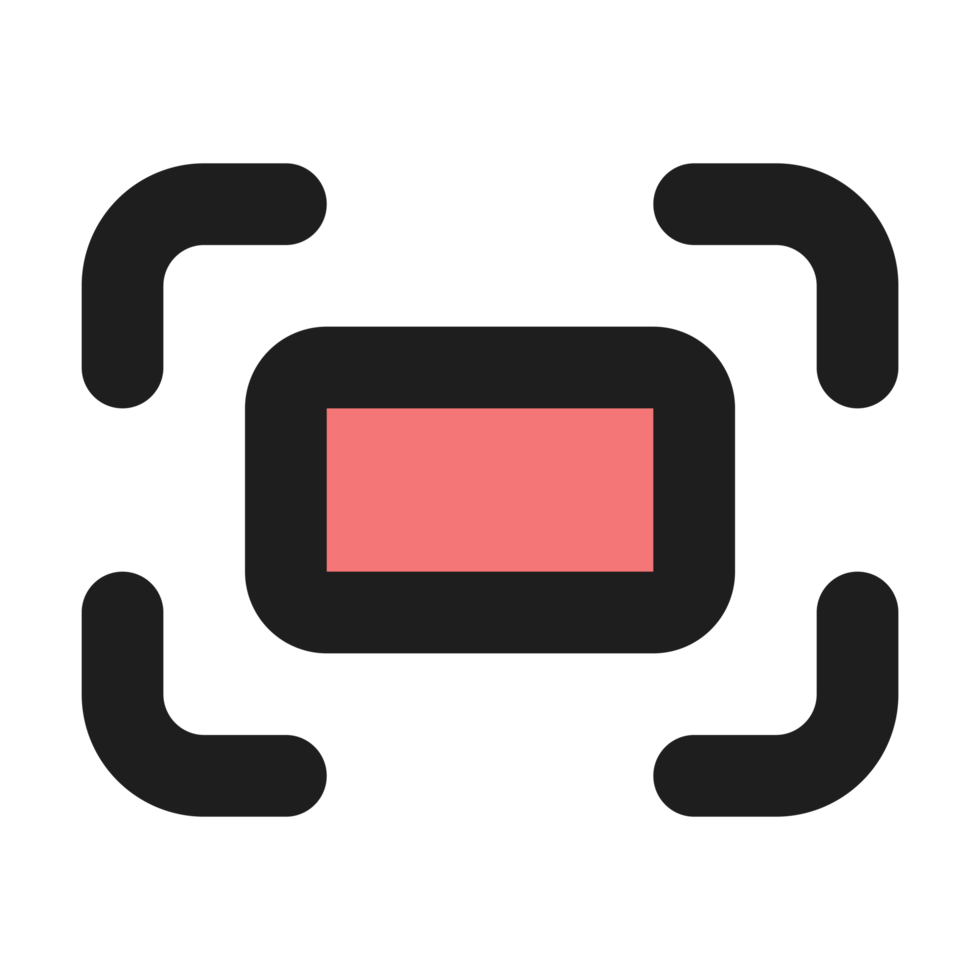 Sensor flat color outline icon png