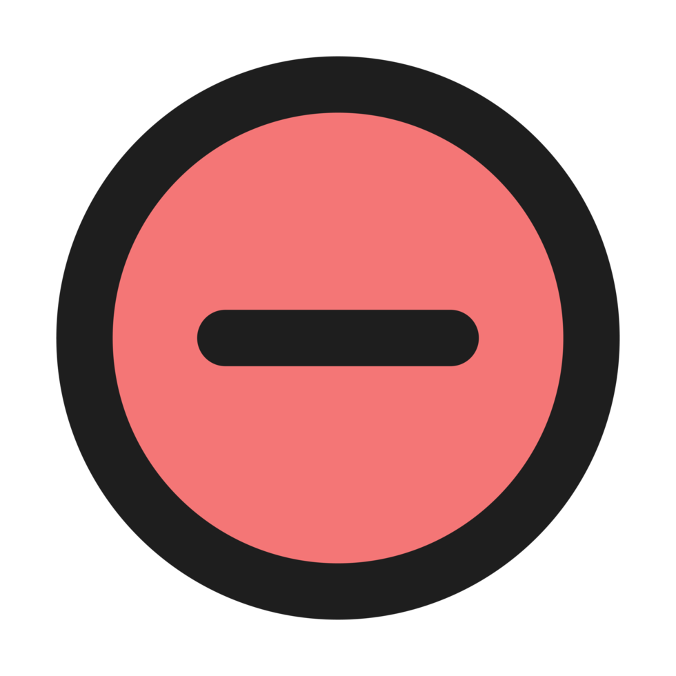 Remove flat color outline icon png