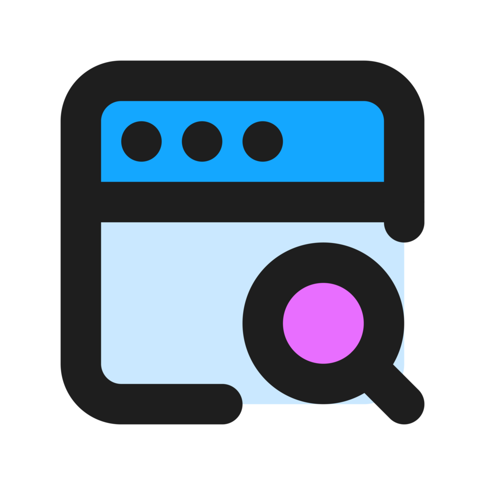 Web flat color outline icon png
