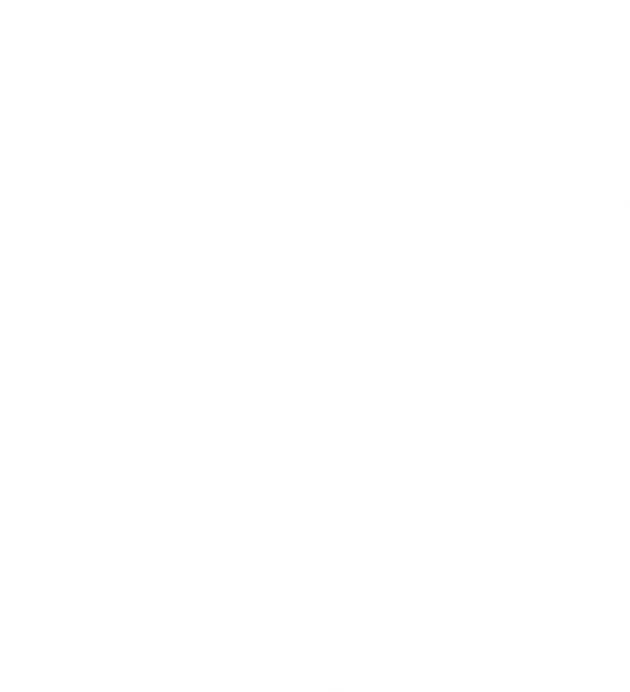 Snowflake PNG Clipart With Transparent Background for decoration of art file.
