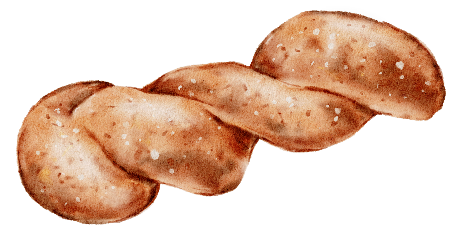 aquarel bakkerij, brood, taart, bakken, handverf png