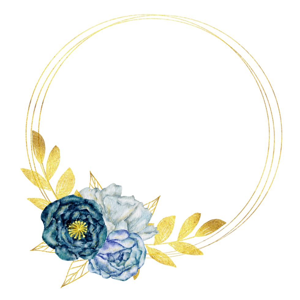 flower wreath watercolor png