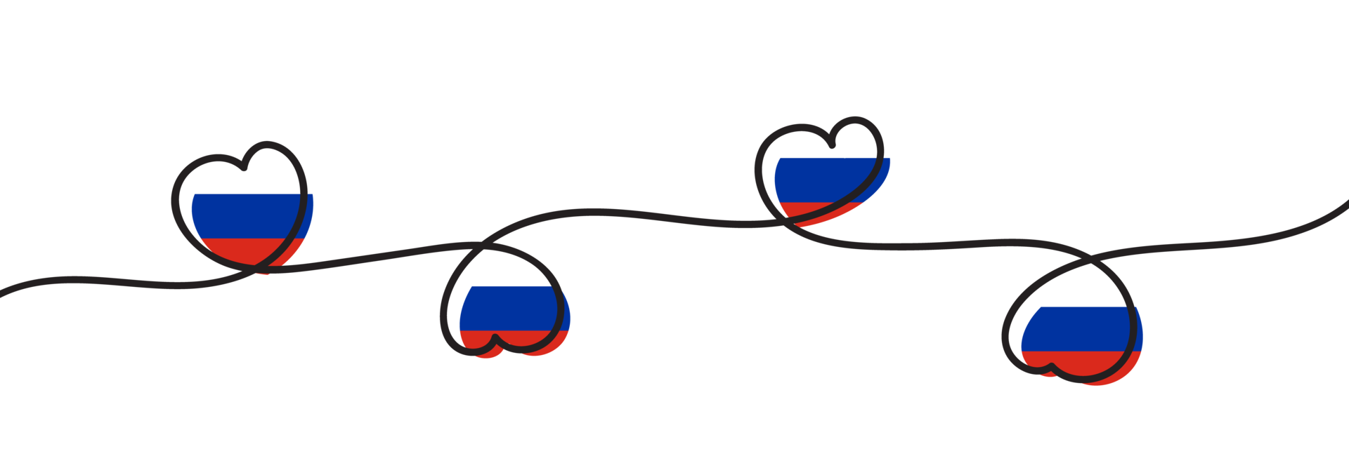 Flag of Russia on the Heart Shape, Flag of Russia, Flag of the Russian  Federation. Format PNG 12658310 PNG