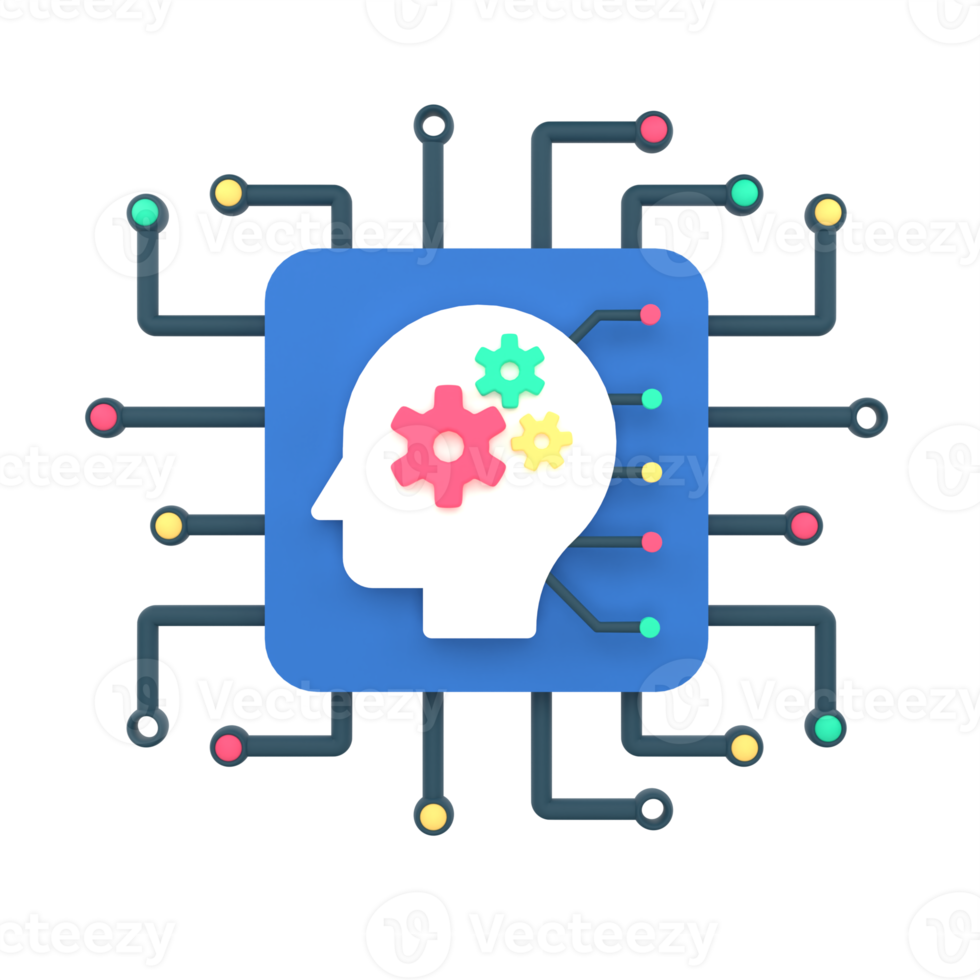 artificiel intelligence moderne l'informatique concept png