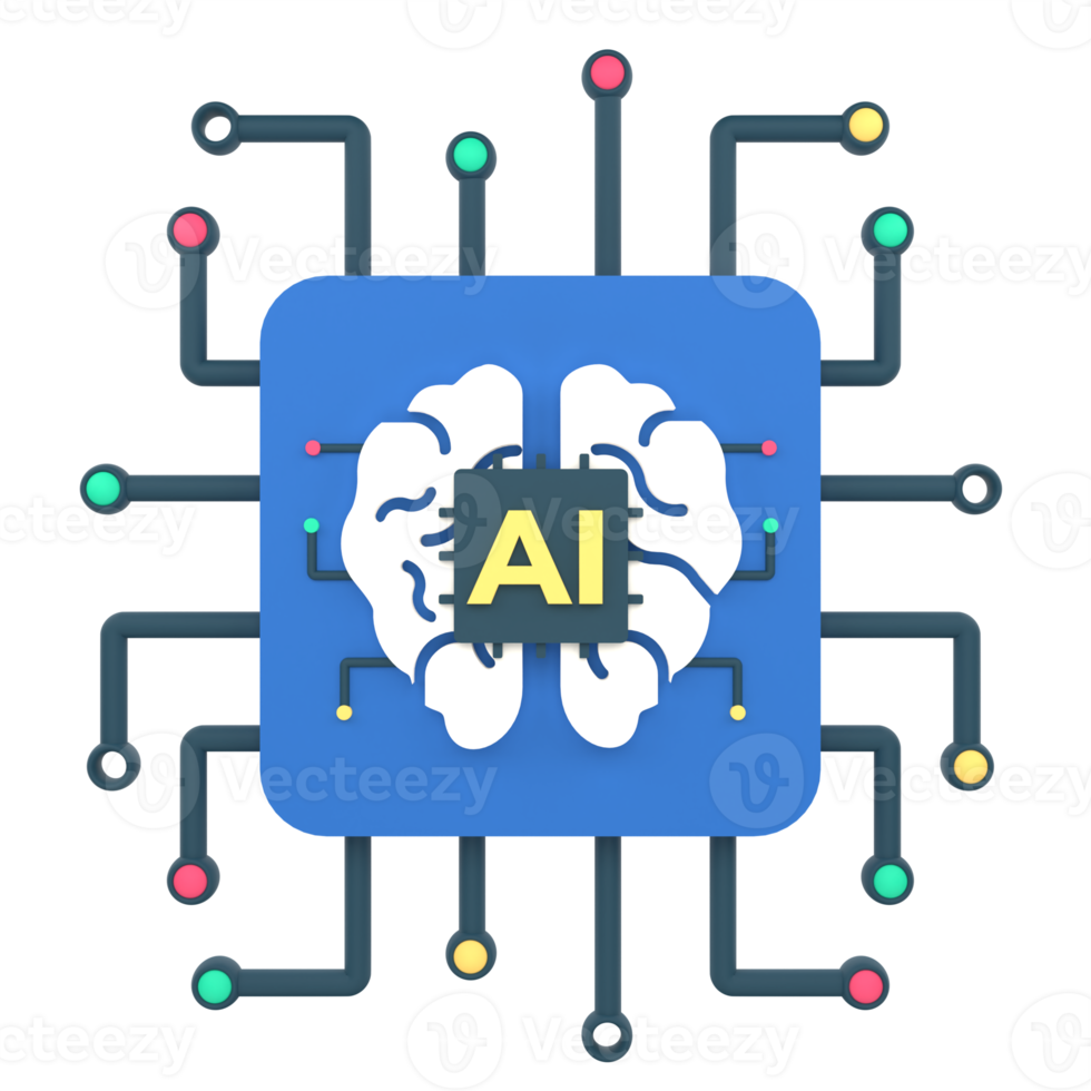 Artificial intelligence modern computing concept png