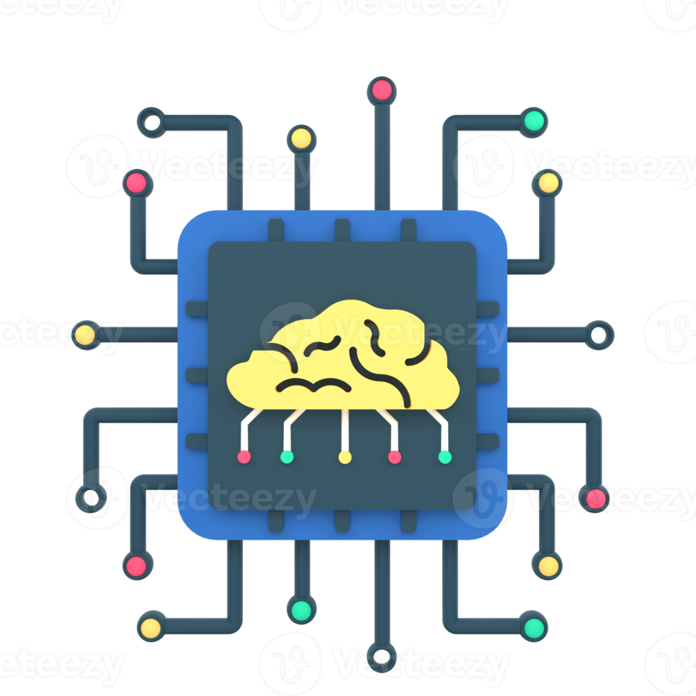 artificiel intelligence moderne l'informatique concept png