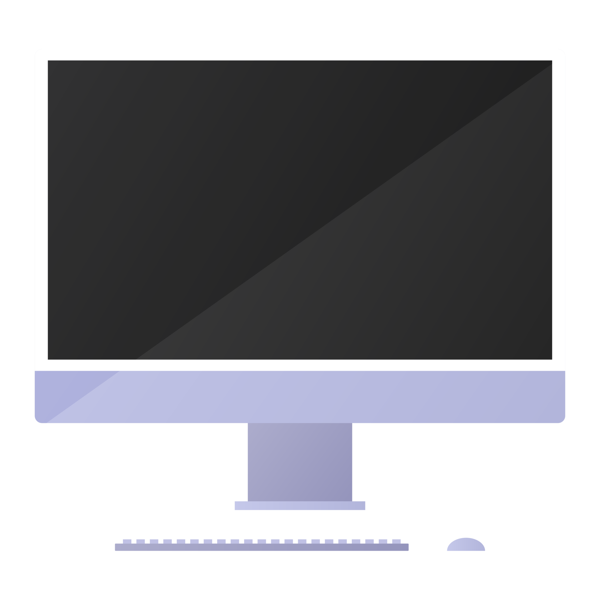 Computer or pc desktop computer desktop with keyboard and mouse