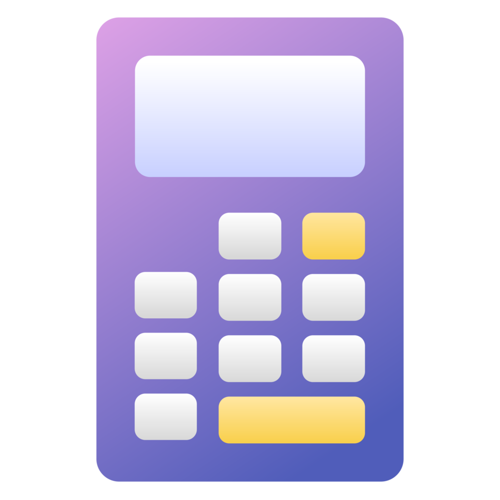 Calculator and payment, Calculator for count the money. png