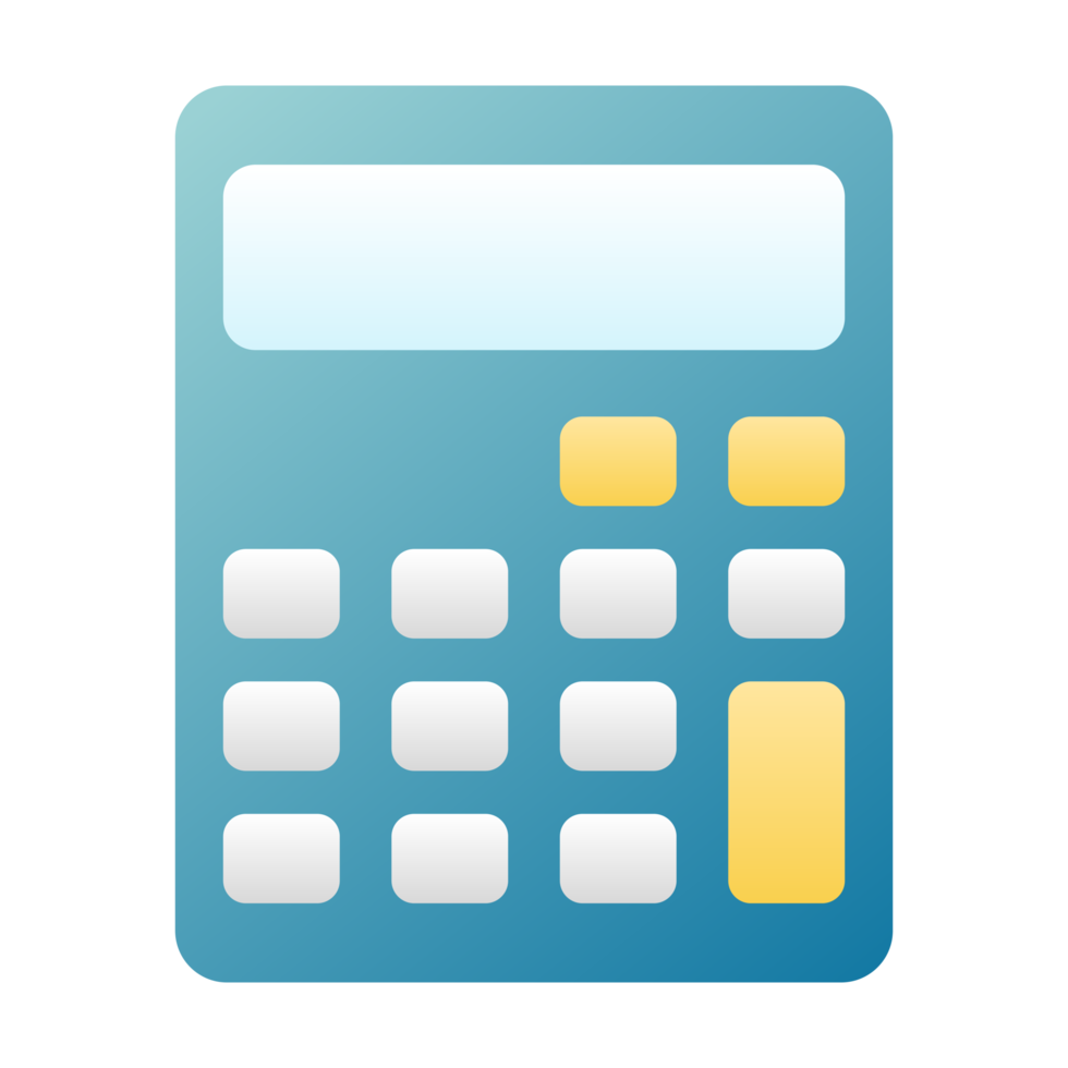 Calculator and payment, Calculator for count the money. png