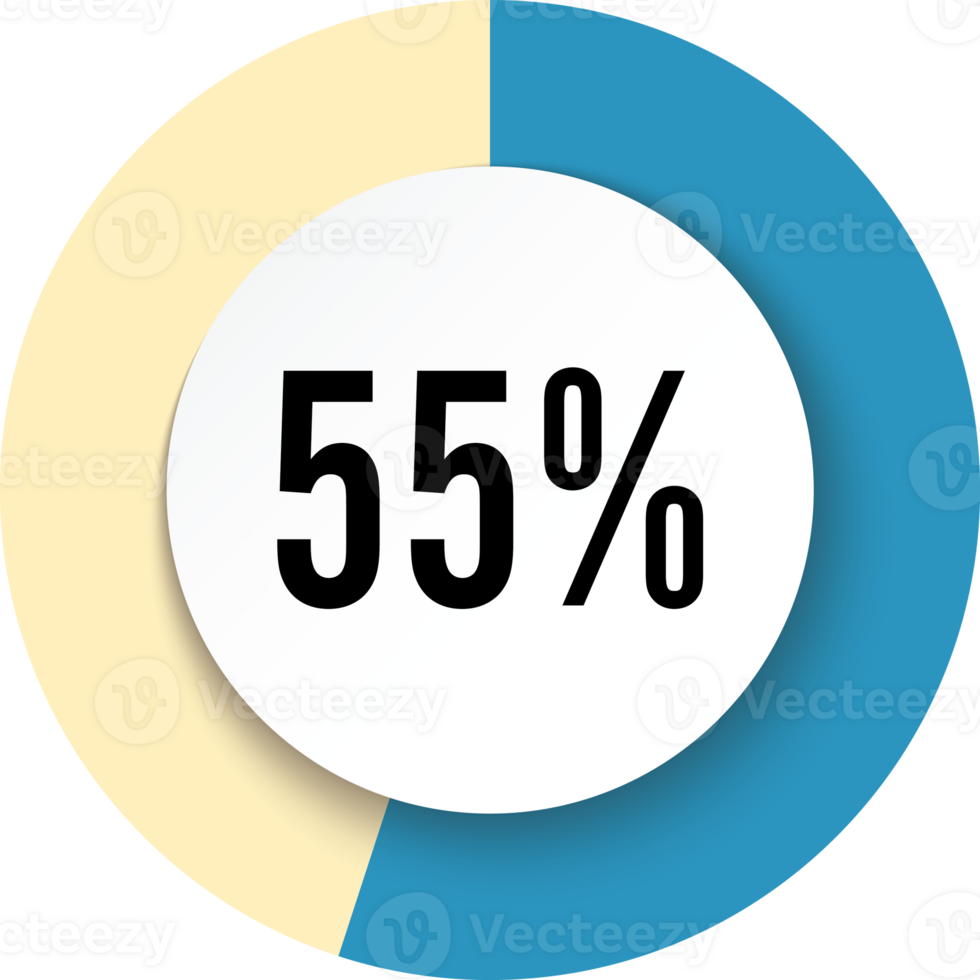 Circle 55 percent png