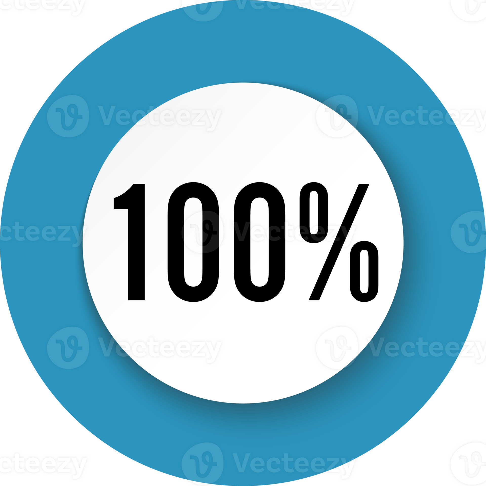Circle 100 percent 19860357 PNG