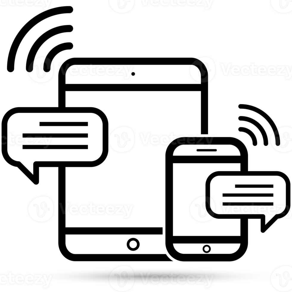 Outline Dialogue Icon isolated on grey background. Line Chat symbol for your web site design, logo, app, UI. Editable stroke. png