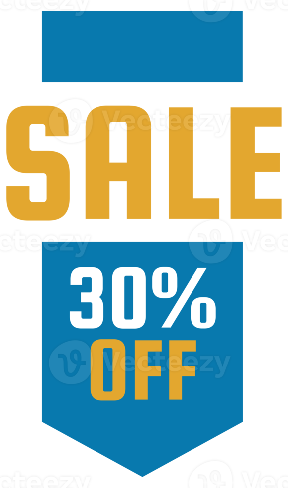 sale banner isolated on transparent background png