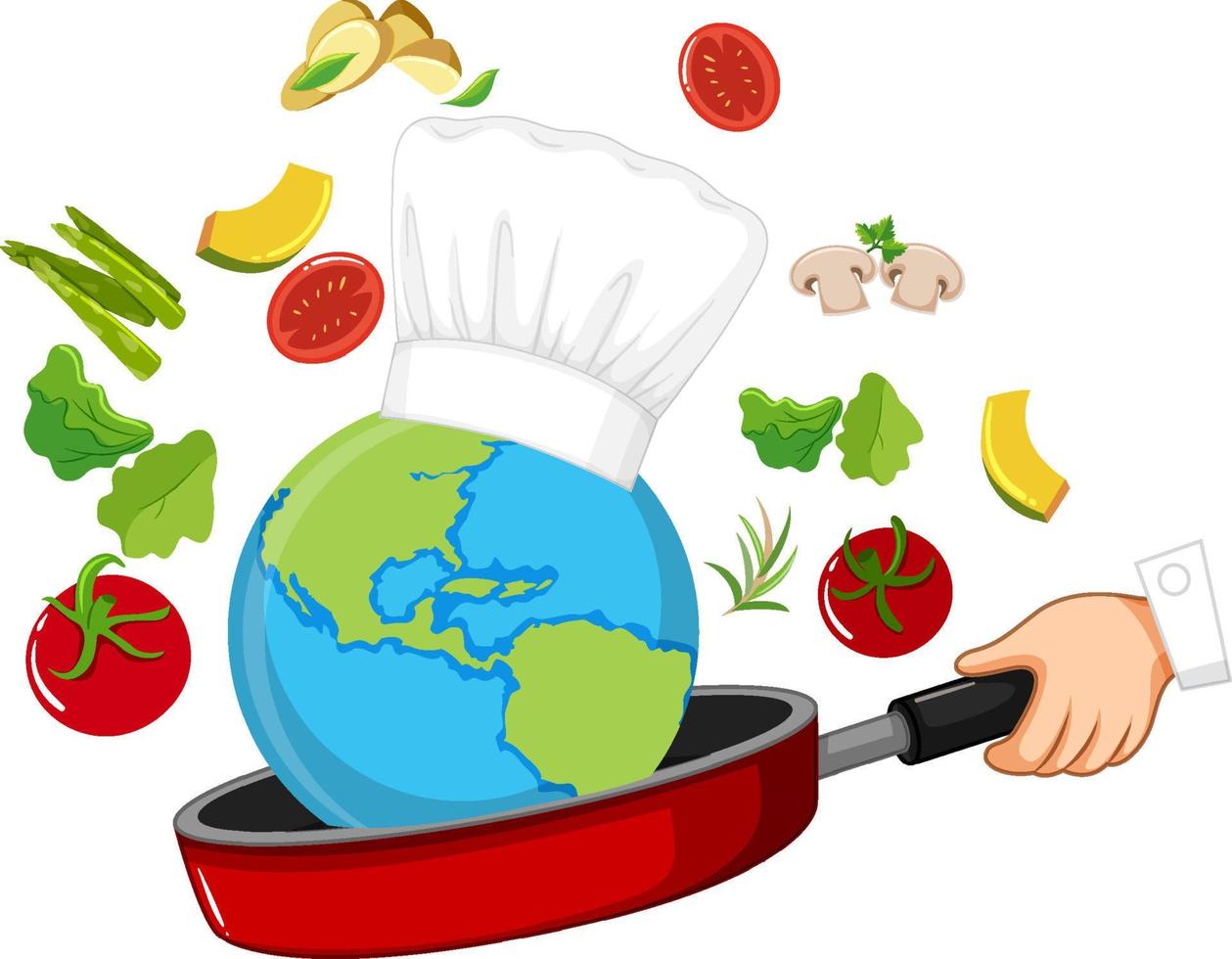 World food day concept design vector