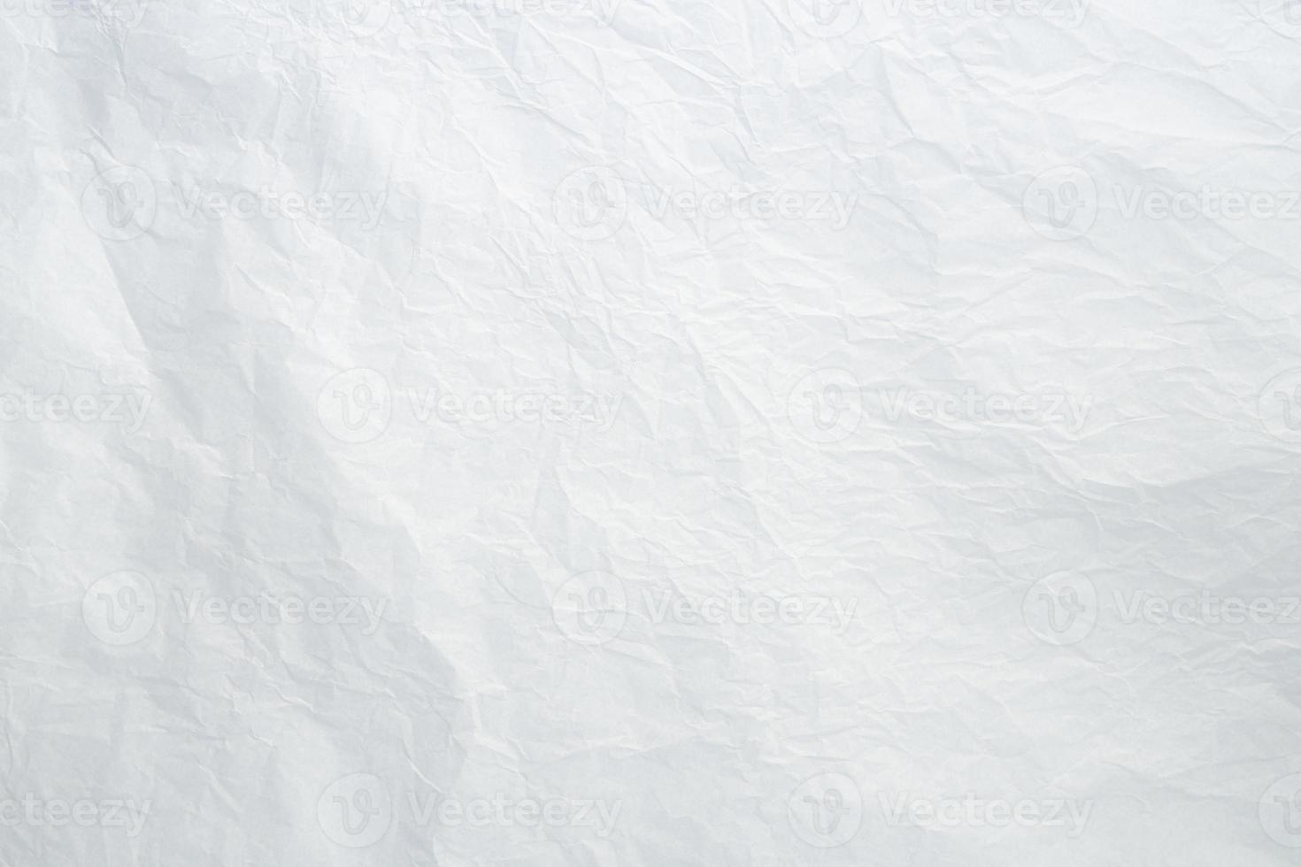 White crumpled paper texture background. White old creased and wrinkled paper abstract background. Grunge texture surface paper page material for vintage design. Manuscript letter paper. White sheet. photo