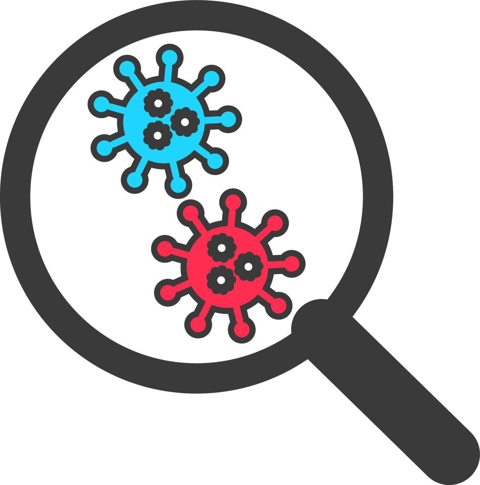 Infection Virus Icon, Outline Style vector