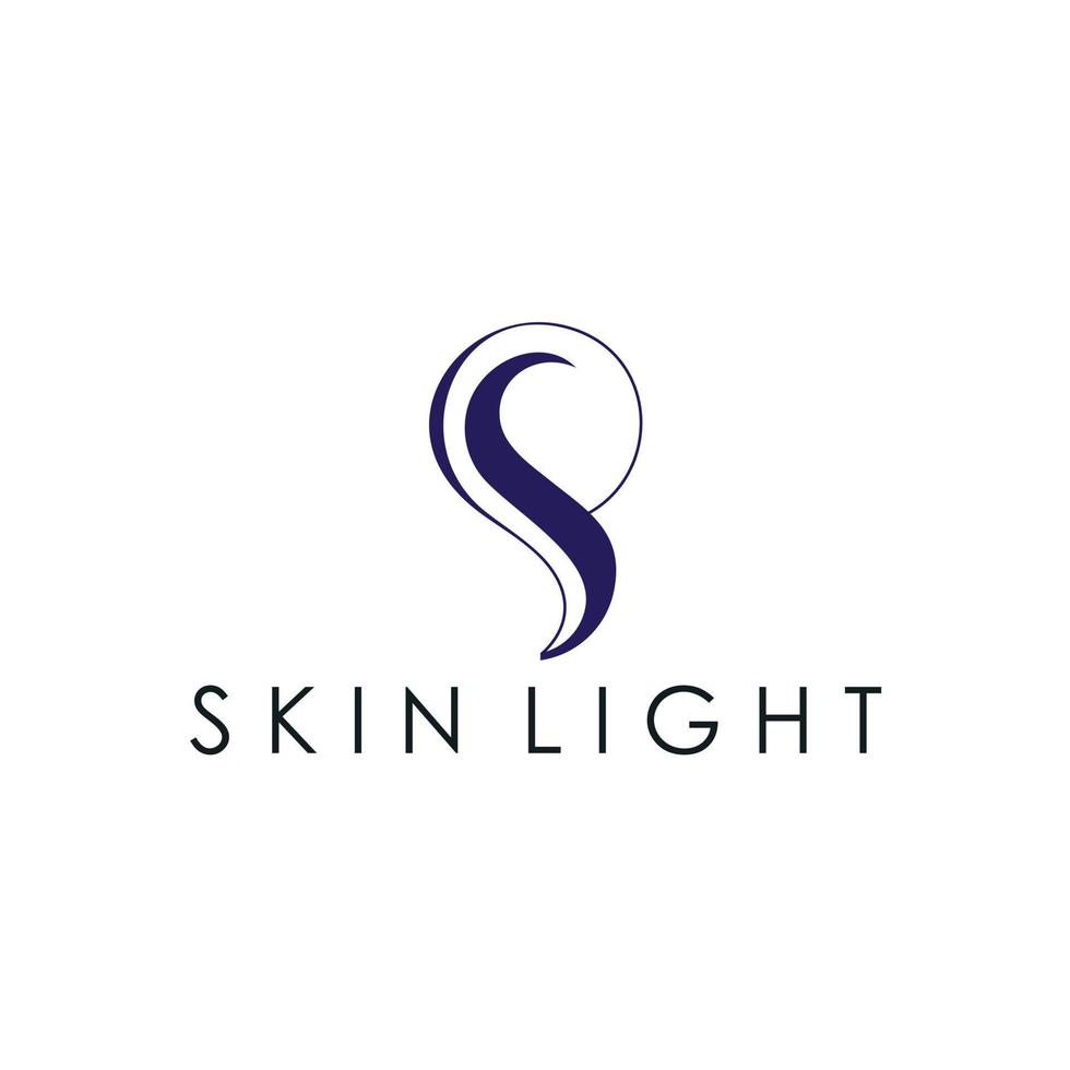 S letter luxury abstract logo vector
