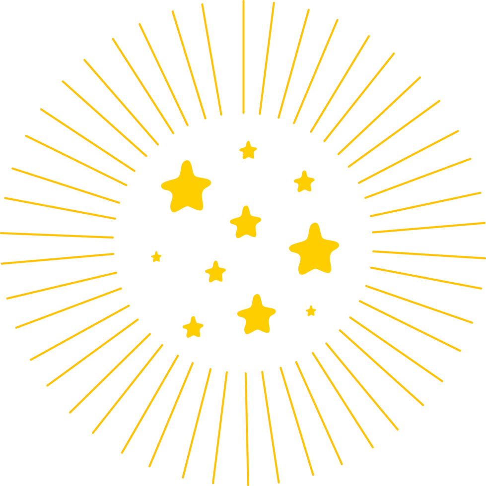 icono de estrellas brillantes png