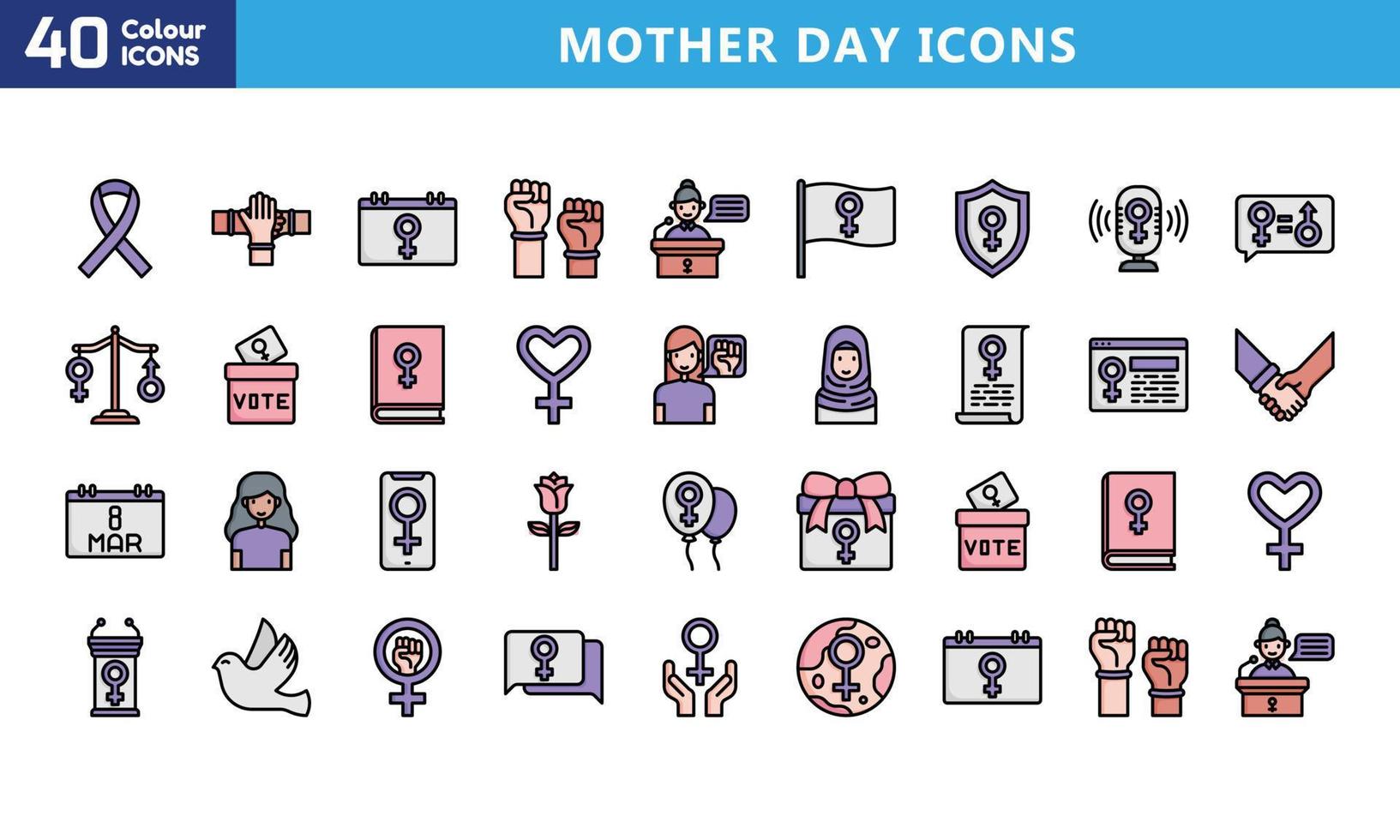 Icons for mobile and web. High quality pictograms. Linear icons set of business, medical, UI and UX, media, money, travel, etc. vector