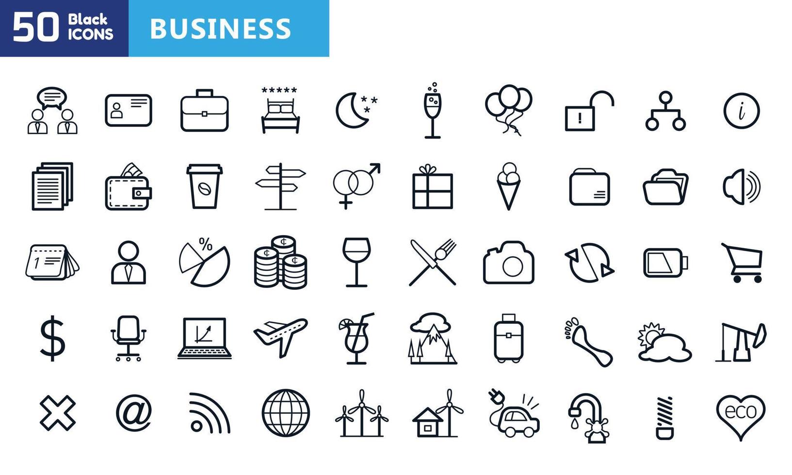 Icons for mobile and web. High quality pictograms. Linear icons set of business, medical, UI and UX, media, money, travel, etc. vector