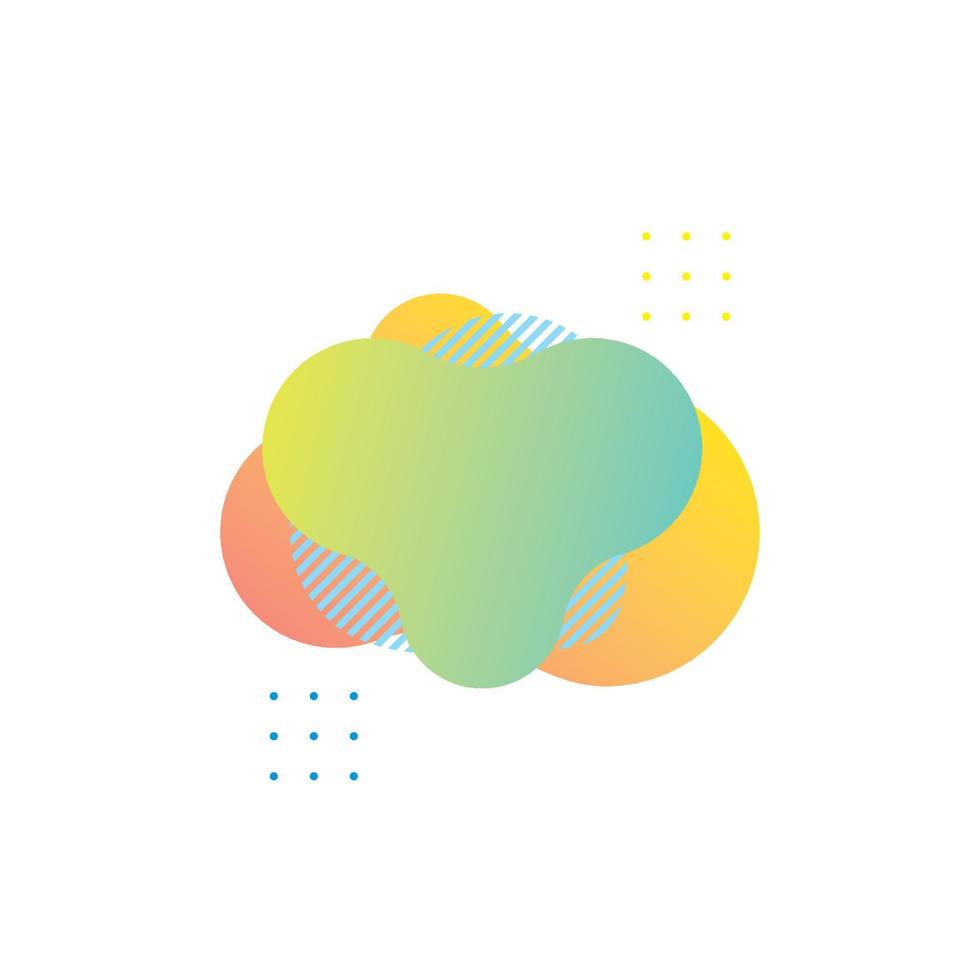 Abstract Modern Graphic Element, Liquid Background Design Vector