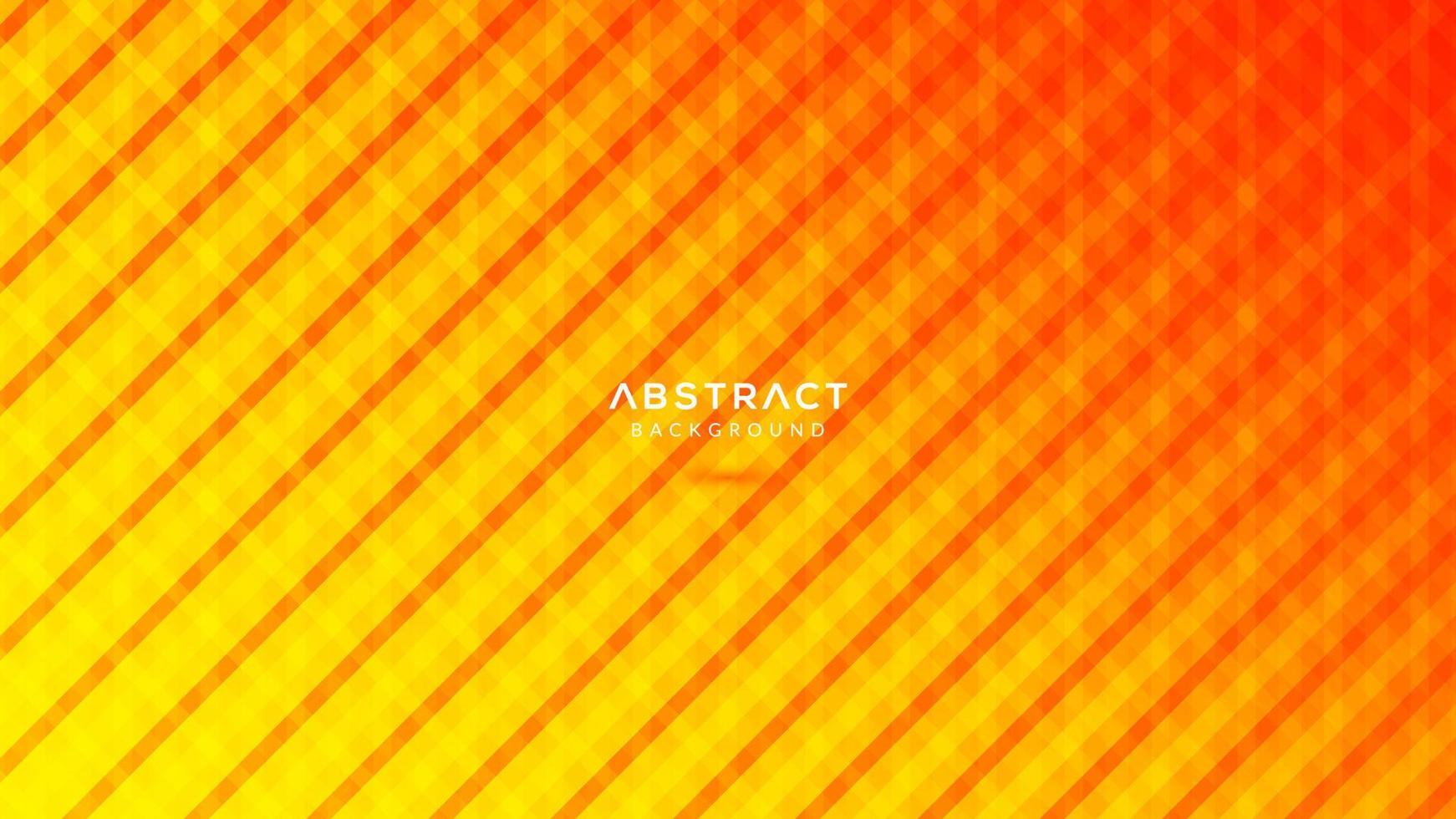 Abstract orange and yellow geometric background vector