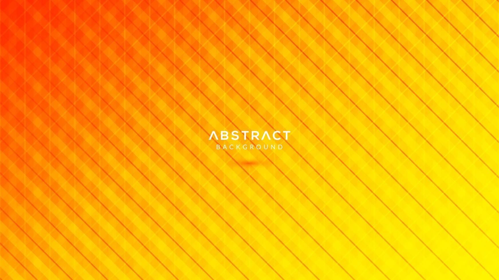 Abstract orange and yellow geometric background vector