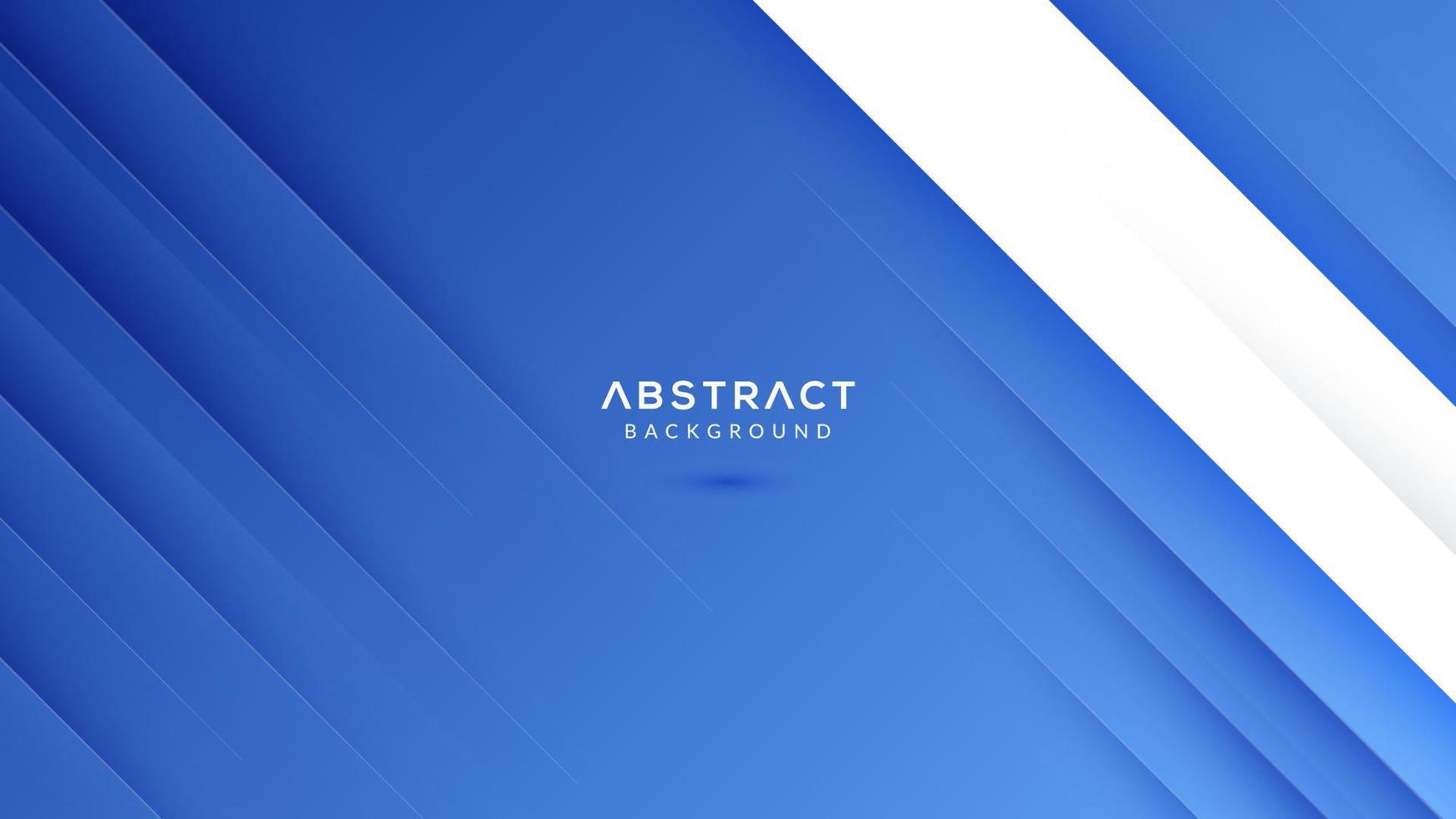 Modern abstract gradient blue background vector