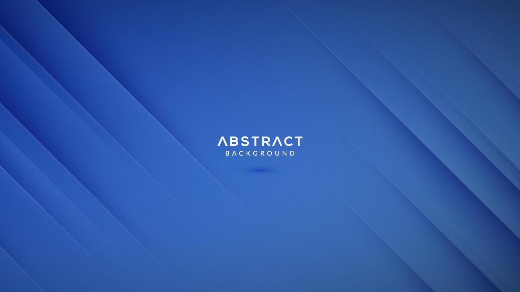 Modern abstract gradient blue background vector