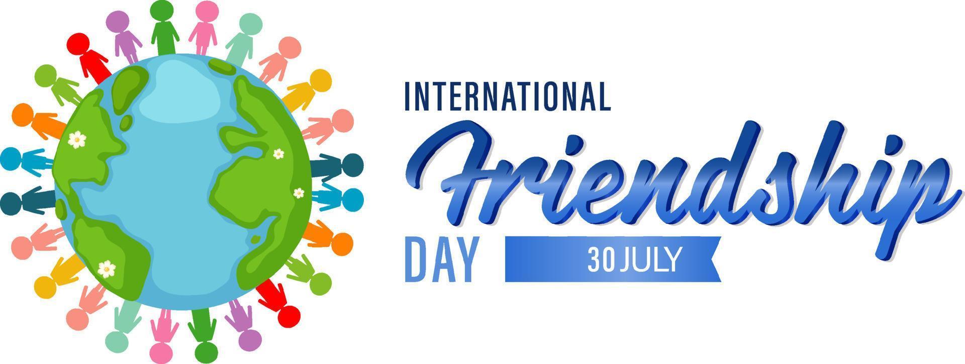 International Friendship Day banner design 19861886 Vector Art at Vecteezy