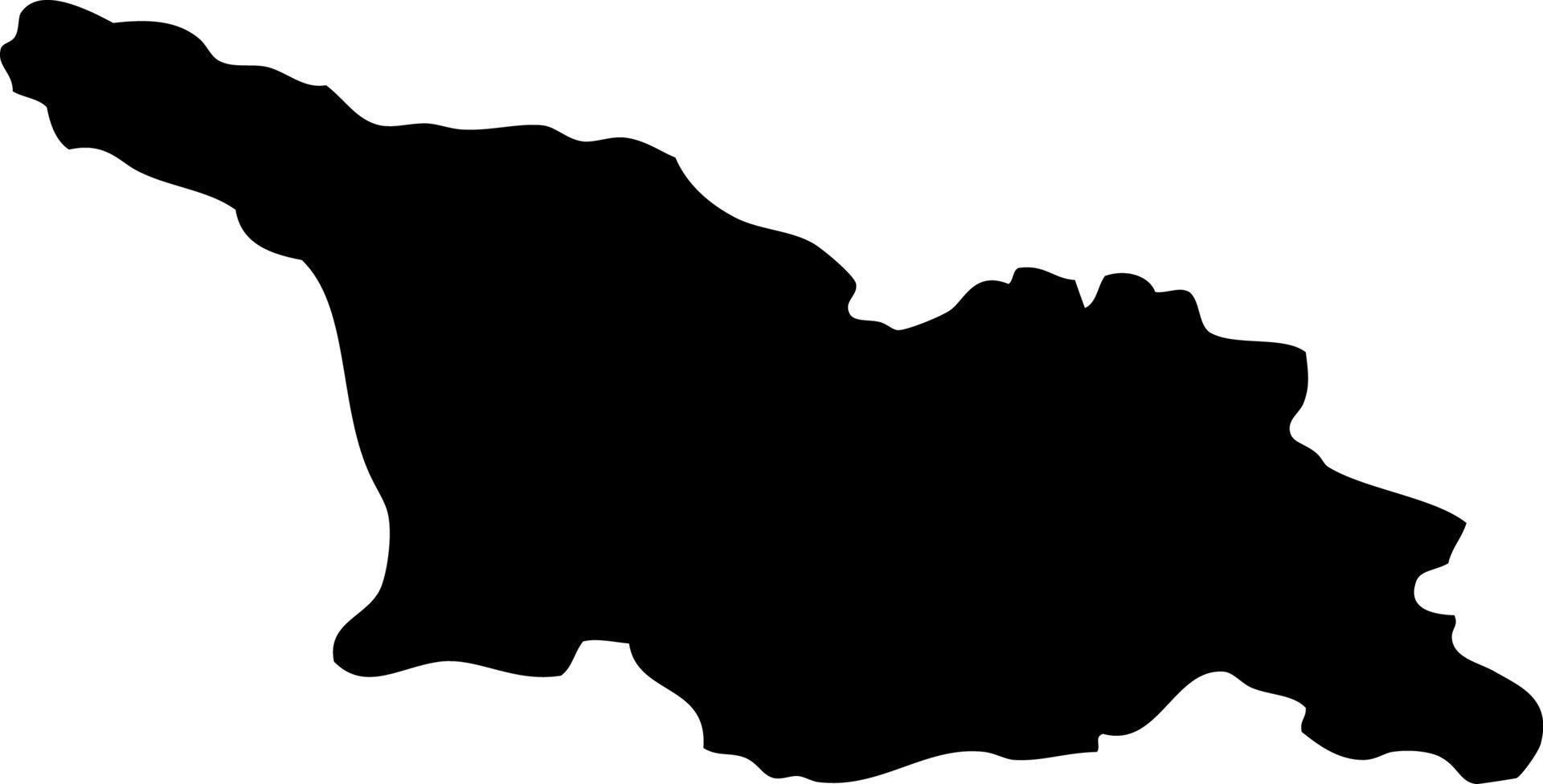 Asia Georgia vector map.Hand drawn minimalism style. 19862096 Vector
