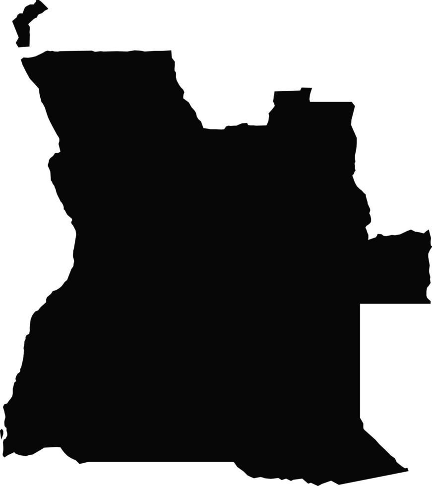 Africa Angola map vector