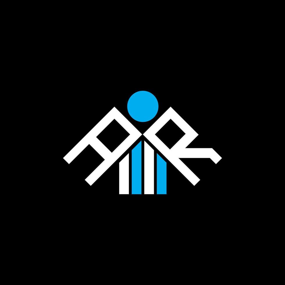 AR letter logo creative design with vector graphic, AR simple and