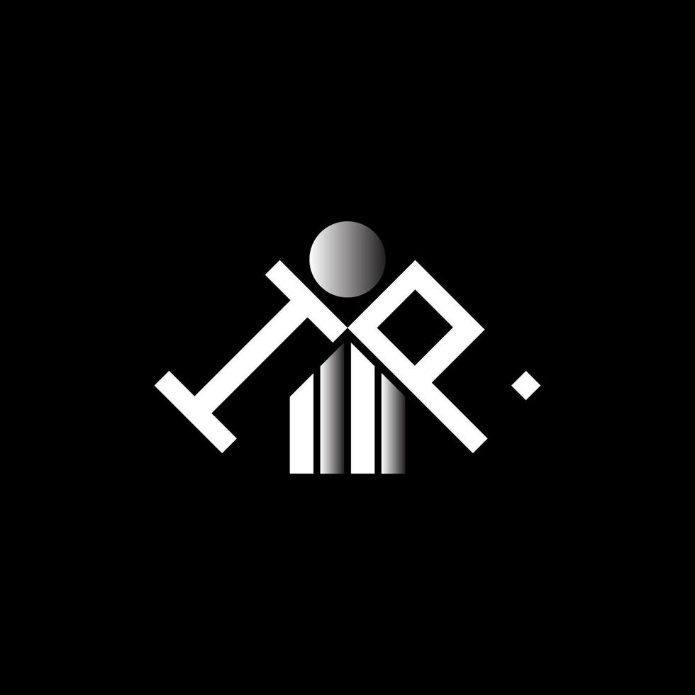 IP letter logo creative design with vector graphic, IP simple and modern logo.