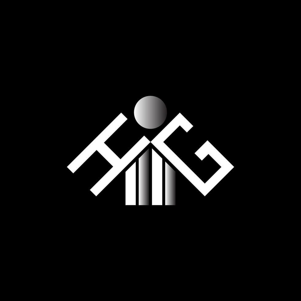 HG letter logo creative design with vector graphic, HG simple and modern logo.