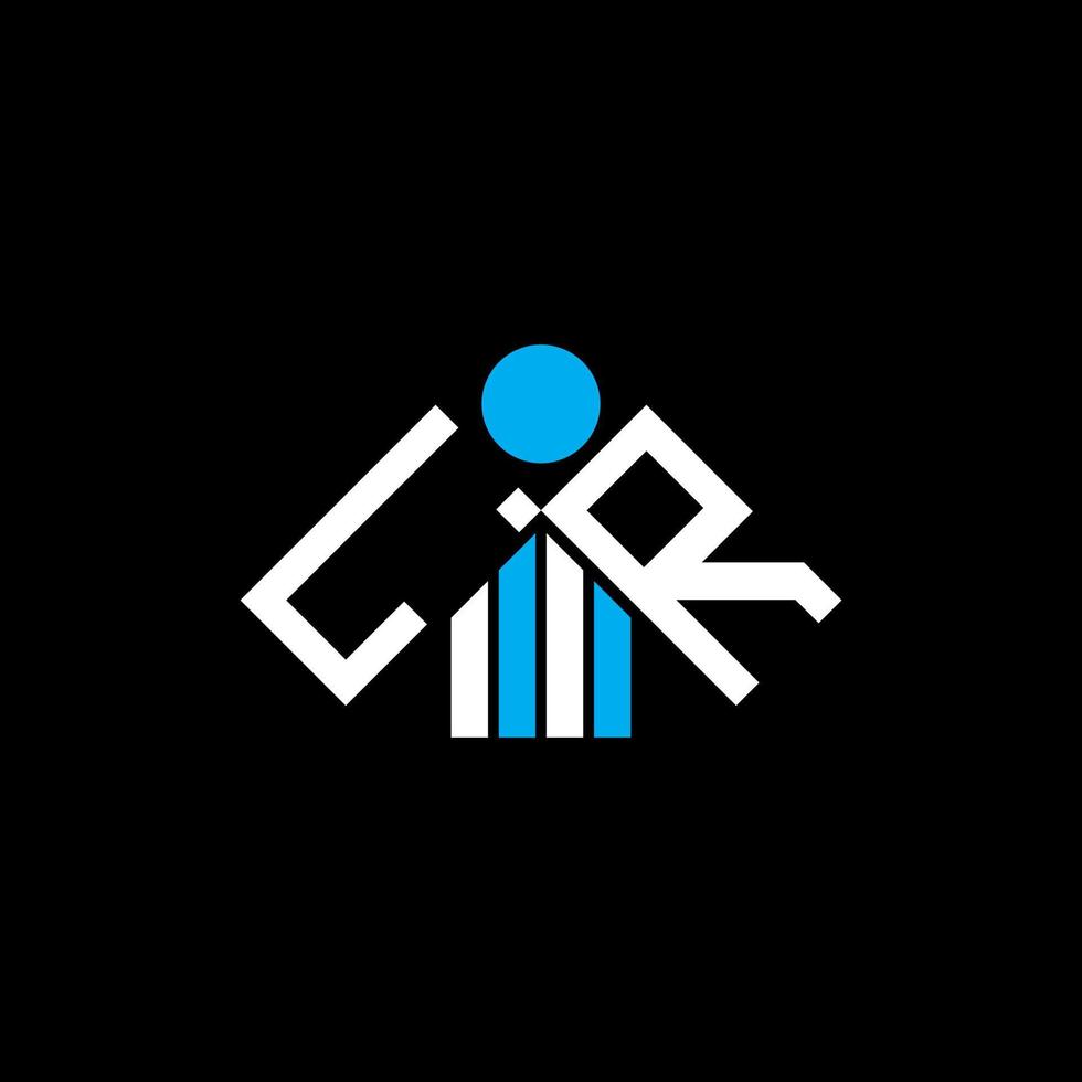 Diseño creativo del logotipo de la letra lr con gráfico vectorial, logotipo simple y moderno de lr. vector