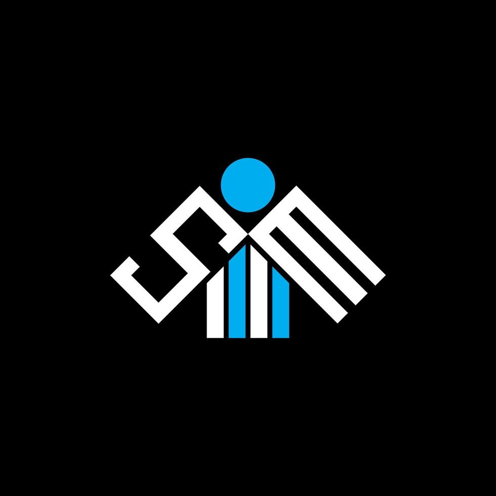 diseño creativo del logotipo de la letra sm con gráfico vectorial, logotipo simple y moderno de sm. vector