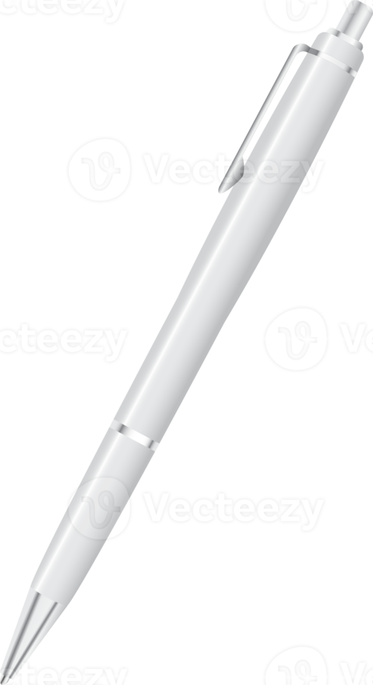 White pen isolated. 19863238 PNG