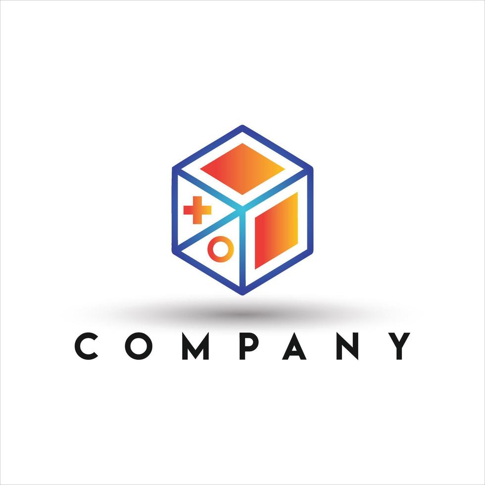 juego diseño logo vector
