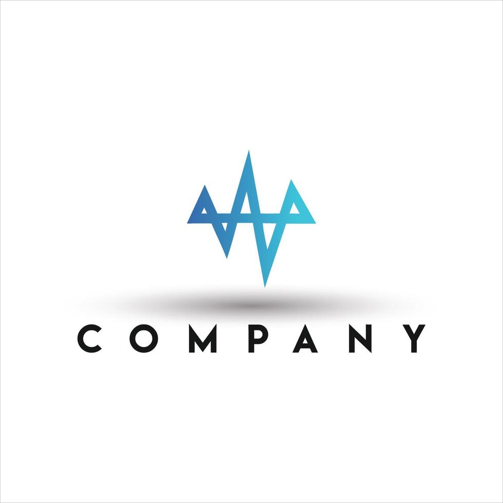 Digital Wave Logo. communication Logo vector