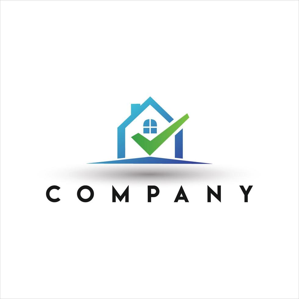 House Check Logo. Home Logo vector