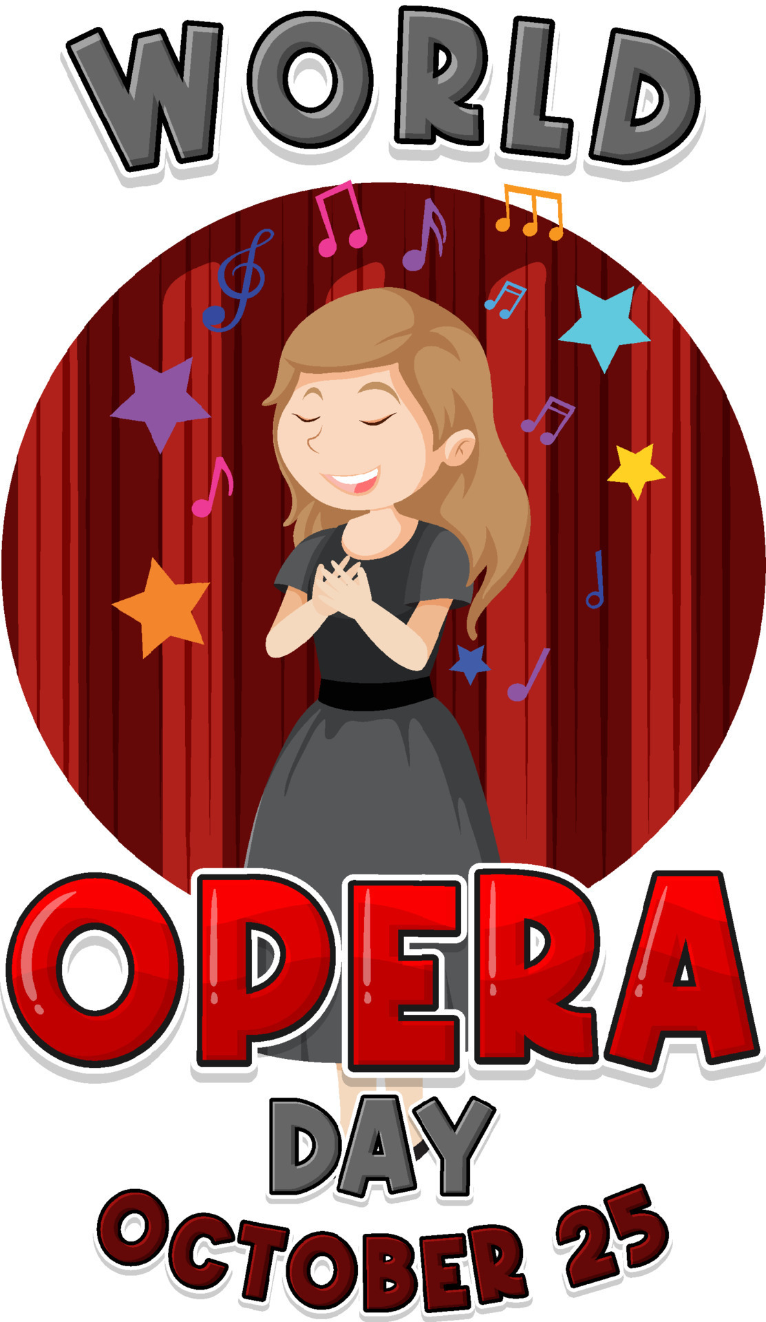 World Opera Day Banner Concept Vector 19864110 Vector Art at Vecteezy