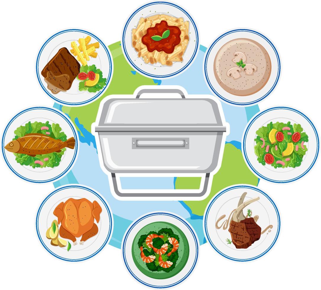 World food day logo concept vector