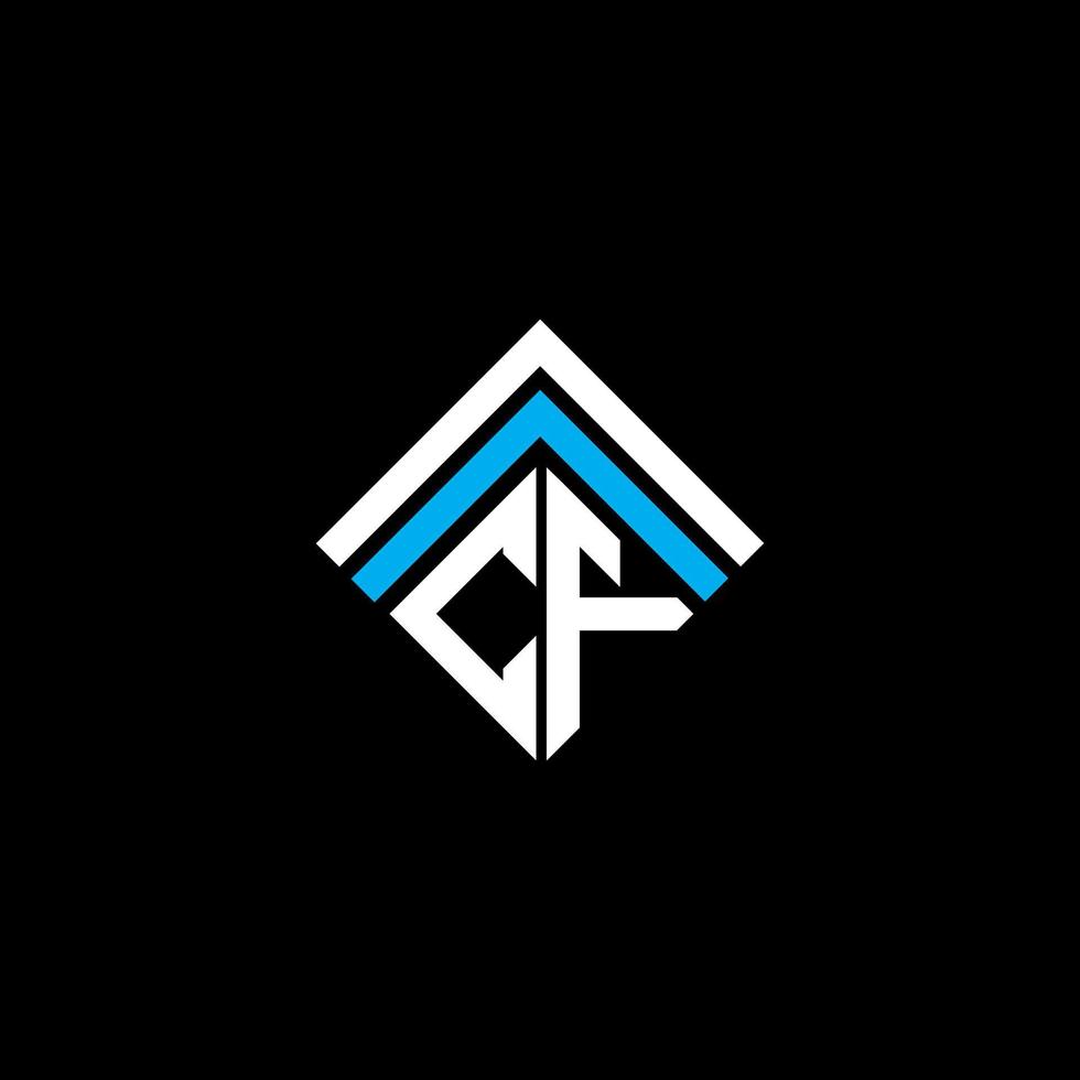 CF letter logo creative design with vector graphic, CF simple and modern logo.